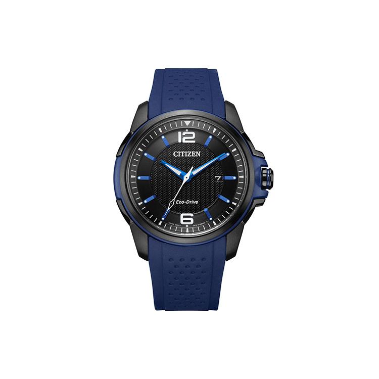 CITIZEN Ecology Drive Collection Light Powered Quartz Movement Rubber Strap Watch Men s Watches AW1655-01E Regular Watch Box