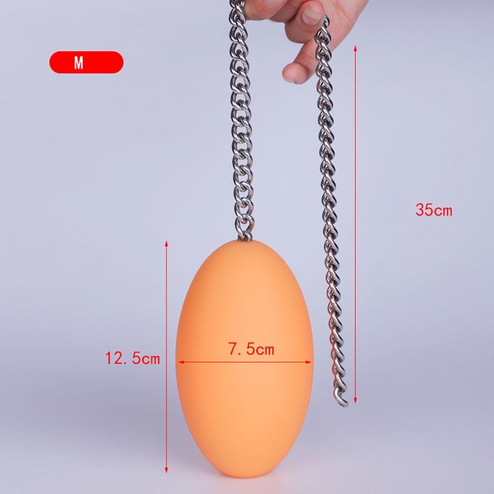 Soft Oversized Egg Huge Luminous Butt Plug Prostate Massager Vaginal Stimulator Anal Dilator Expansion Adult Sex Toys Anal Beads