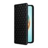 For Honor X6b 4G Anti-Scratch PU Leather Case Rhombus Imprinted Wallet Stand Phone Cover