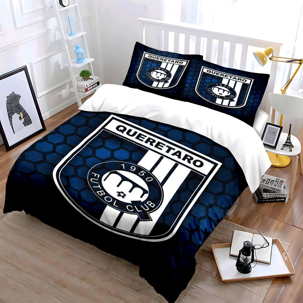 "Querétaro Soccer Club Bedding" Bedding Duvet Cover Set Duvet Cover Pillowcases (1 * Duvet Cover 2 * Pillowcases, Without Duvet Insert)