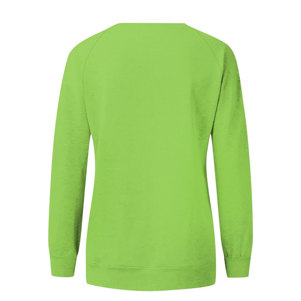 Women's Casual Fashion Graphic Printed Vintage Casual Print Long Sleeve O-Neck Pullover Top Blouse