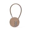 Cookie Shape Wire Rope Password Lock Zinc Alloy Code Lock NEW 3 Dial Digit Password Padlock