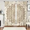 Light Colored Totem Printed Curtains Christmas Decorations Bedroom Living Room Home Decoration Made Of Polyester Area Decor