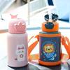 Stainless Steel Children's Water Kettle 480ml Thermal Water Bottle Cute Vacuum Flask  for Students