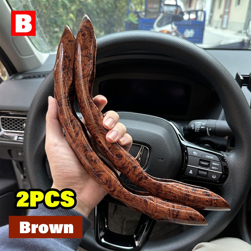 38CM Universal Car Steering Wheel Cover Breathable Anti Slip Carbon Steering Covers Suitable Steering Wheel Interior Accessories