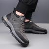 Fashion 2025 New Anti Slip Outdoor Hiking Boots for Men Men's Lace Up Boots Winter Warm Fur Lined Casual Shoes High Top Ankle Boots