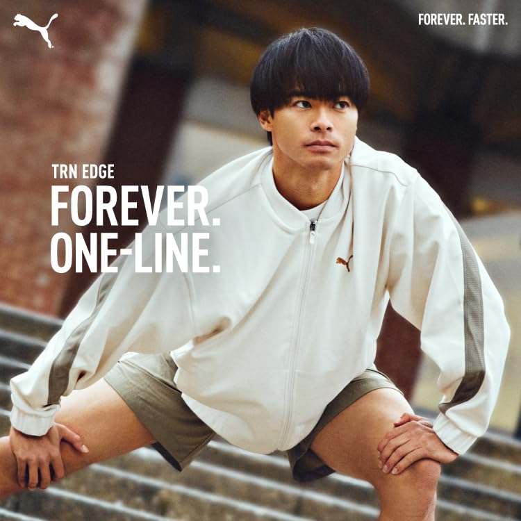 Training Gym Studio Outerwear Quick Dry TRN EDGE Knit Tops 527035 25 Color Alpine Snow [PUMA] Men's Spring/Summer (87)