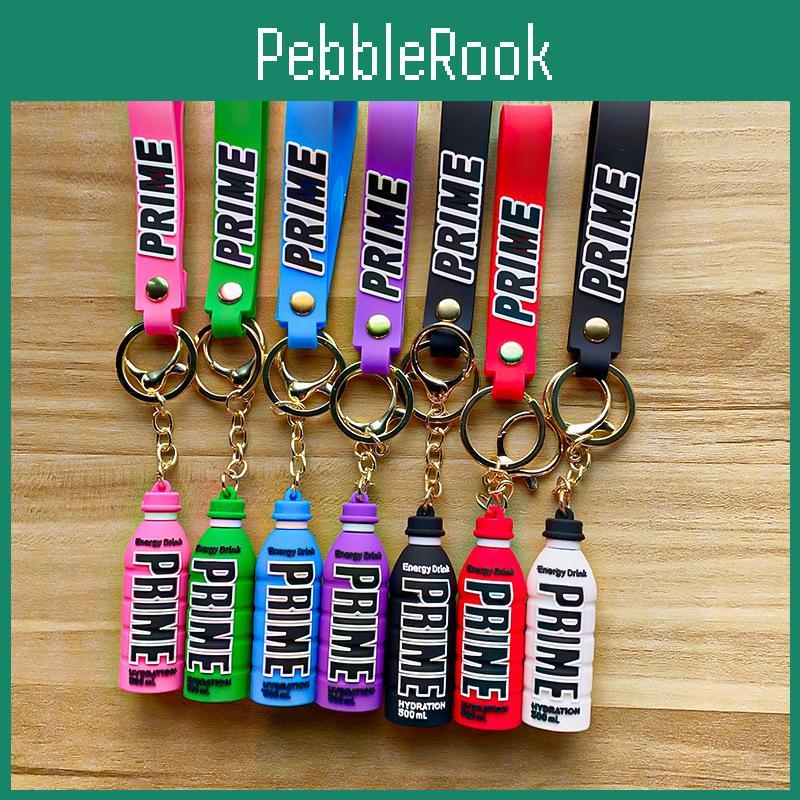 Trendy Prime Drink Bottle Keychain Silicone Bag Charm Great For All Occasions