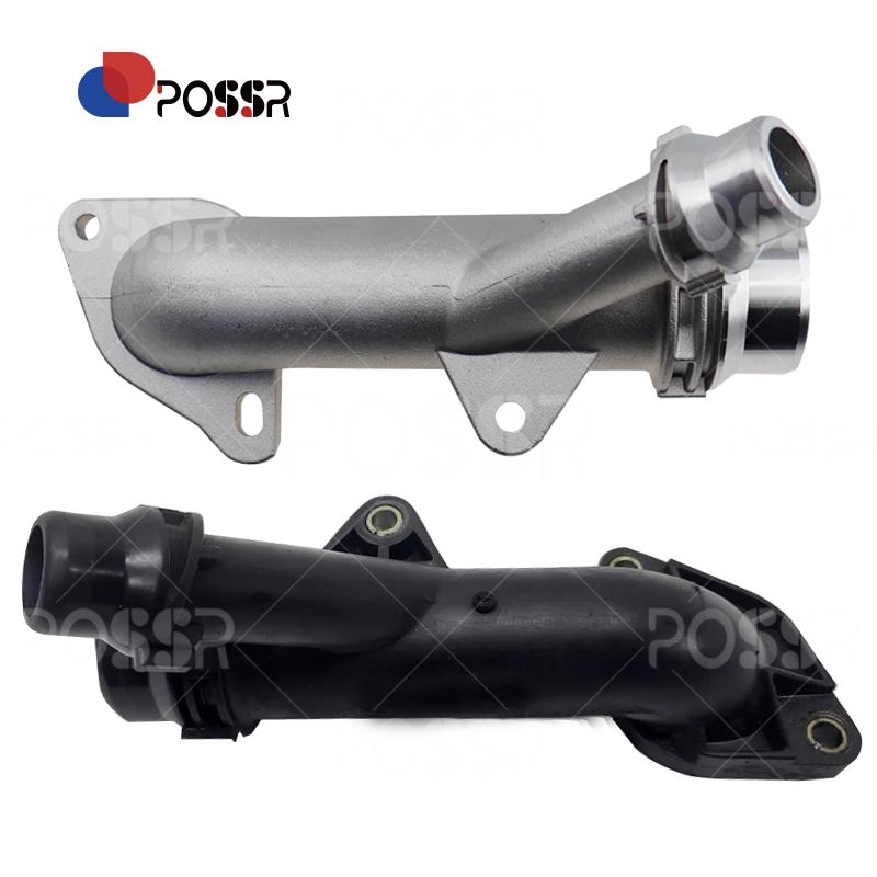 11537505055 Ny motorkylningssystemfläns Plast & Aluminium Rördelar För BMW 1/2/5 Serien E81 E46 E85 E83 11537560130
