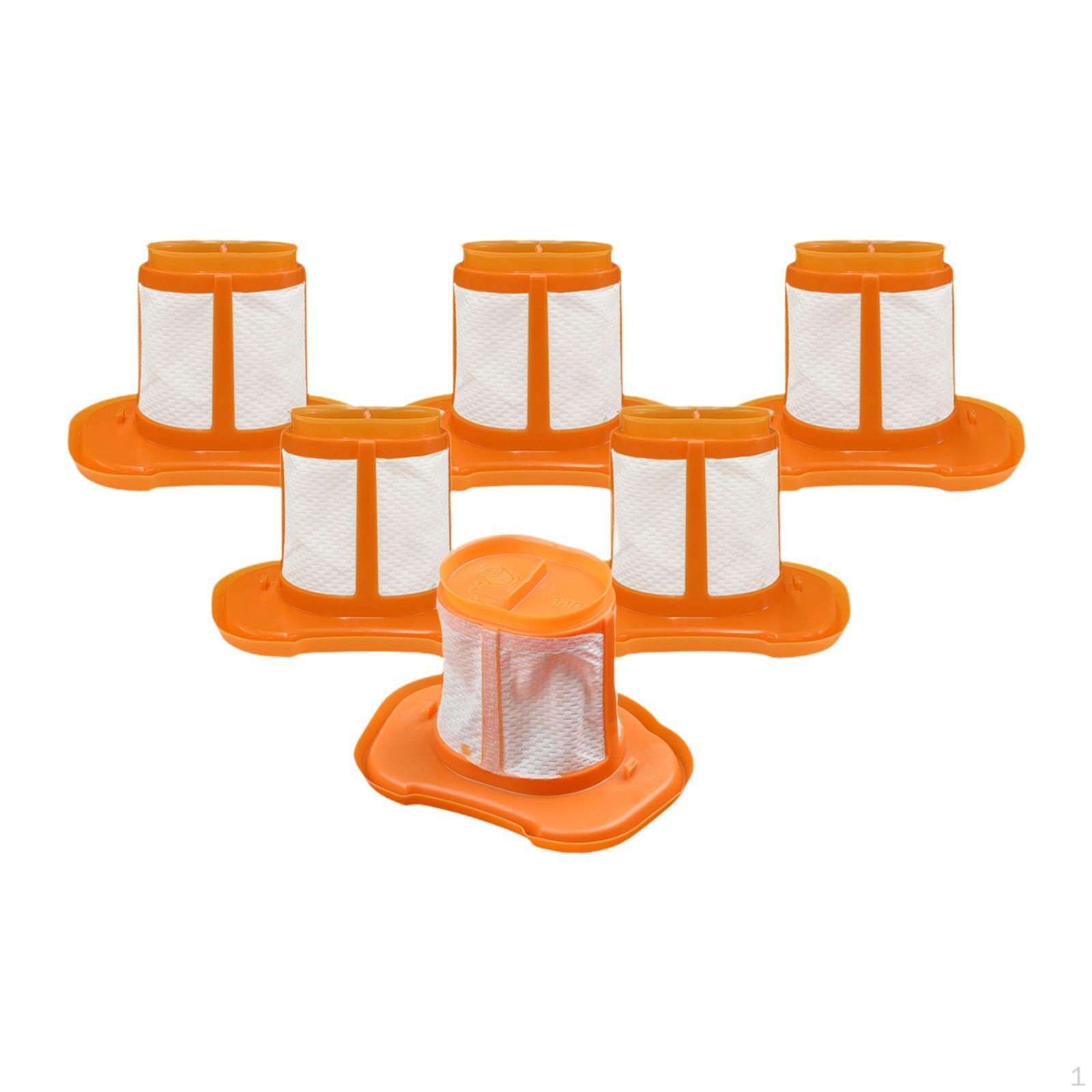 

6x Запасные части для пылесоса Многоцелевой Легкая установка Моющийся Пылеудалитель