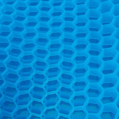 BONFORM Phiten GEL Aqua Titanium Cushion Hip Cushion 43 x 36cm Black Body Pressure Dispersion/Shock Absorption Highly Breathable and Does Not Get Stuf