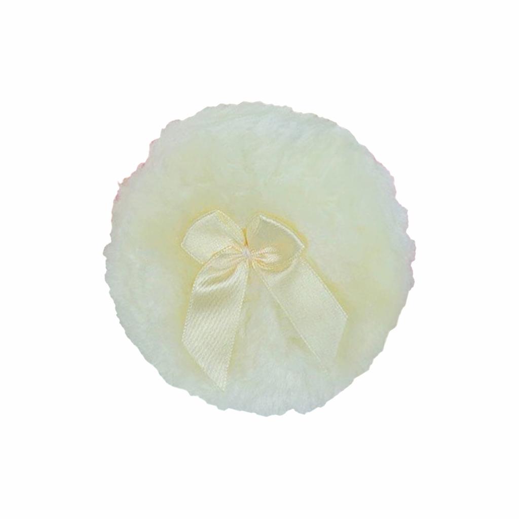 Ultra Soft Large Fluffy Powder Puff Washable Reusable Velour Face Body Powder Puff Loose Powder Puffs Wet Dry Makeup Tool