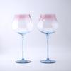 750ml Set of 2 pieces Large Volume Gradient Red Best Wine Glasses Burgundy Bordeaux Wine Glasses High-end Crystal Glass Barware