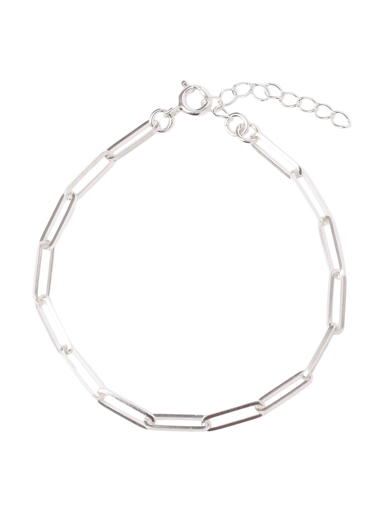 

[SHIPS FOR WOMEN] Luasifar Square Chain Bracelet for Women 319300330 Silver ONE SIZE