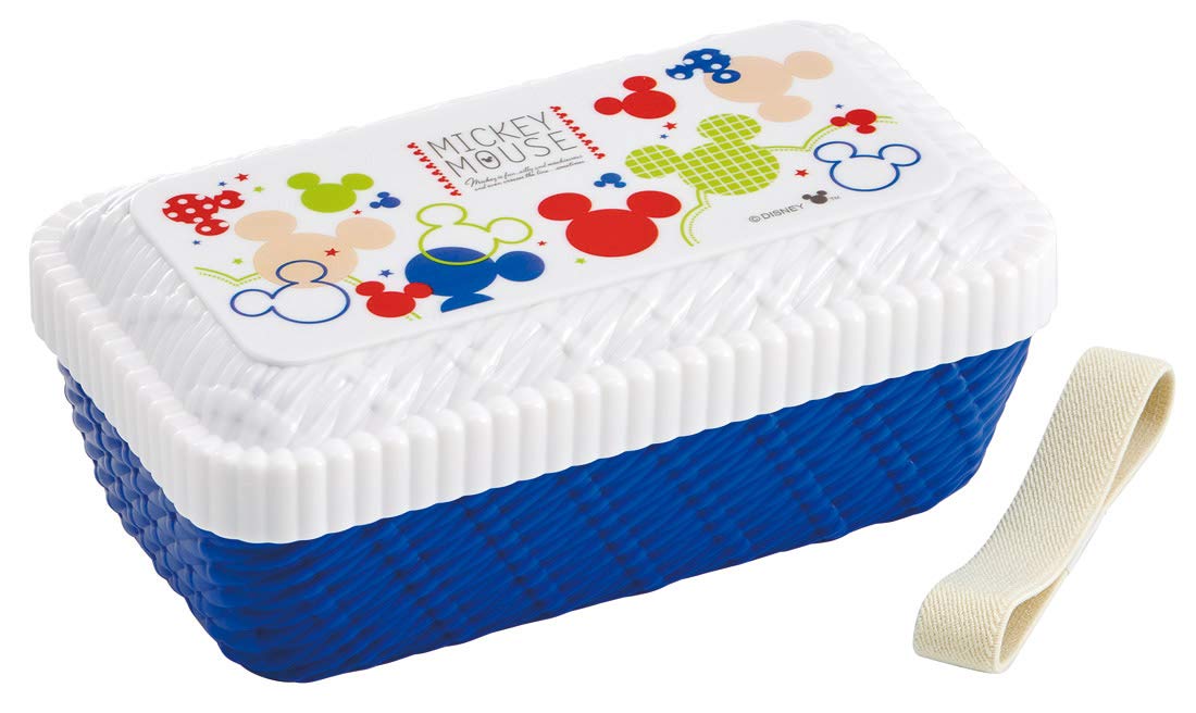 

Skater Bento Box Rattan Basket Lunch Box Mickey Colorful Pop Disney 580ml LLN6