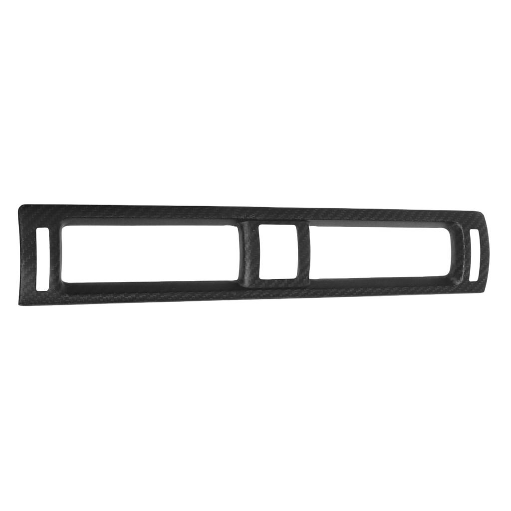 Dry Carbon Fiber Front AC Vent Outlet Frame Trim Center Dashboard Air Vent Cover Replacement for