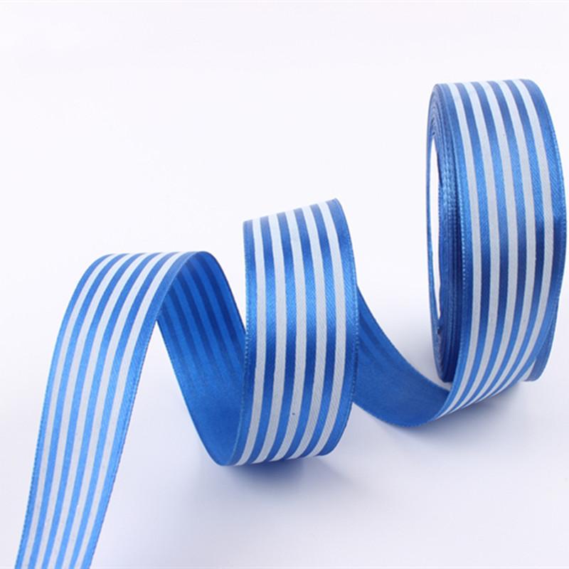2.5/4CM Striped Satin Ribbons for Florist - Ideal for Gift & Flower Decoration and Wrapping