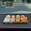 Resin Cute Puppy Car Ornament - Interior Decoration & Decompression Artifact