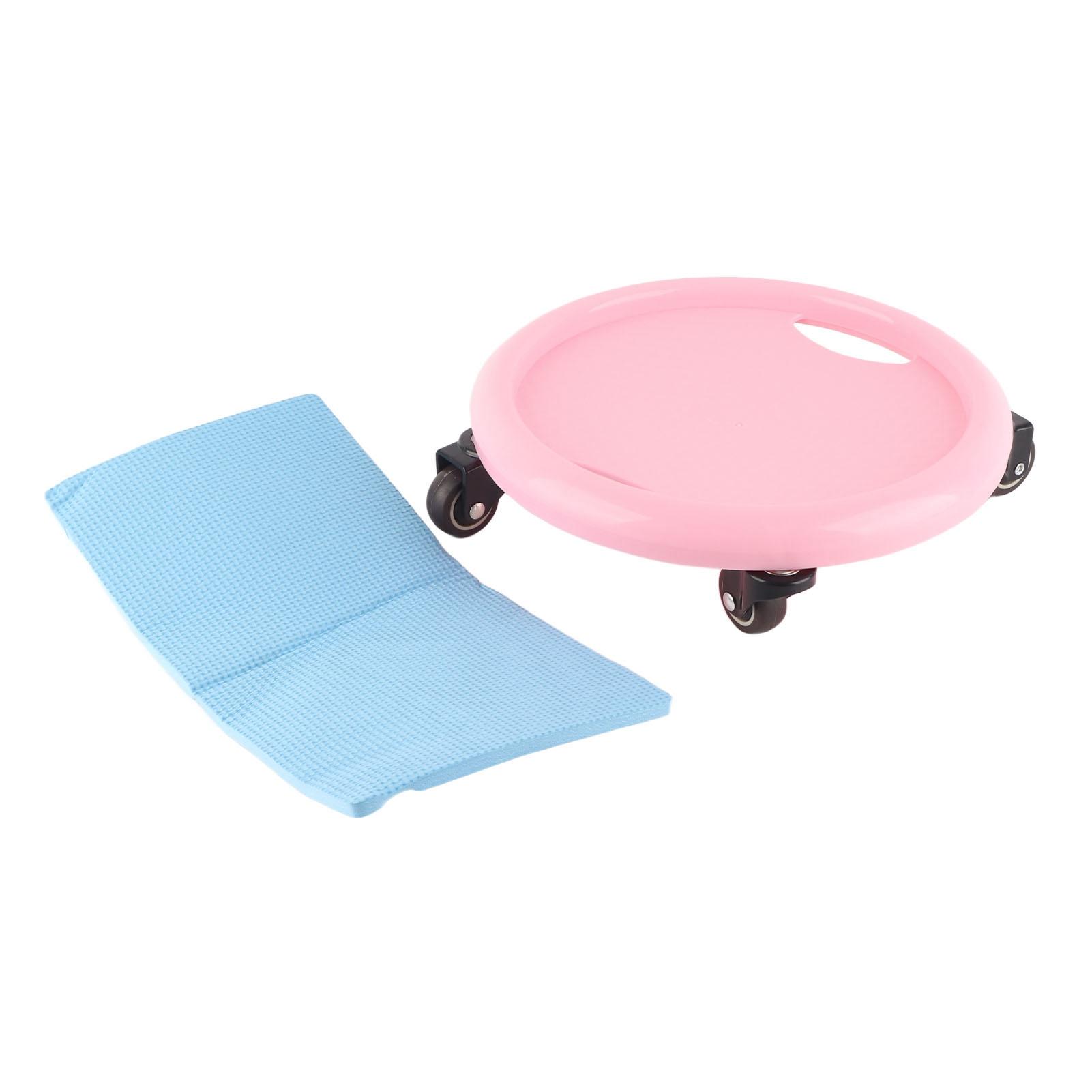 

Abs Fitness Trainer Disc 4 Rollers Quiet Smoothing Gliding Abdominal Workout Slider Disc