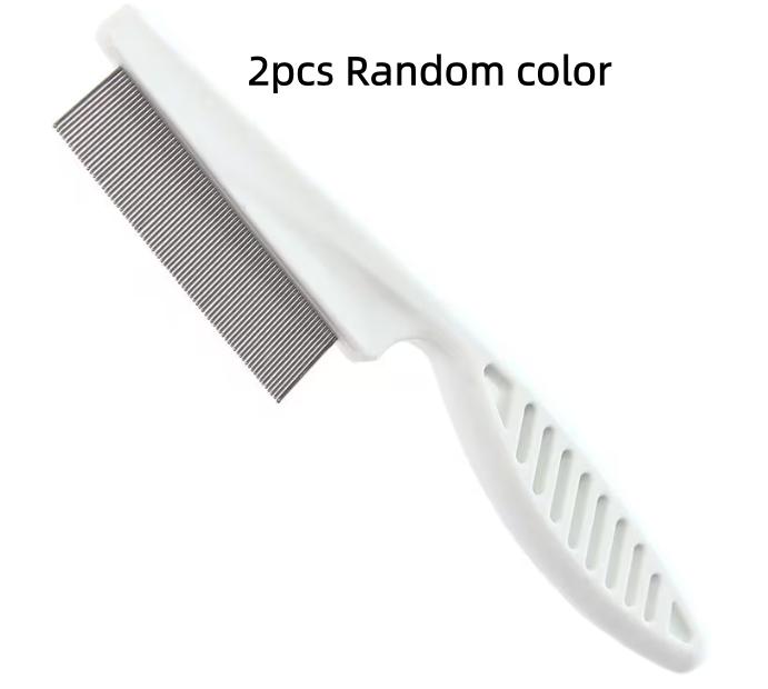 Pet comb - Dog and Cat Face Comb - Specialized Plastic Comb for Removing Lice - Steel Needle Comb for Removing Hair
