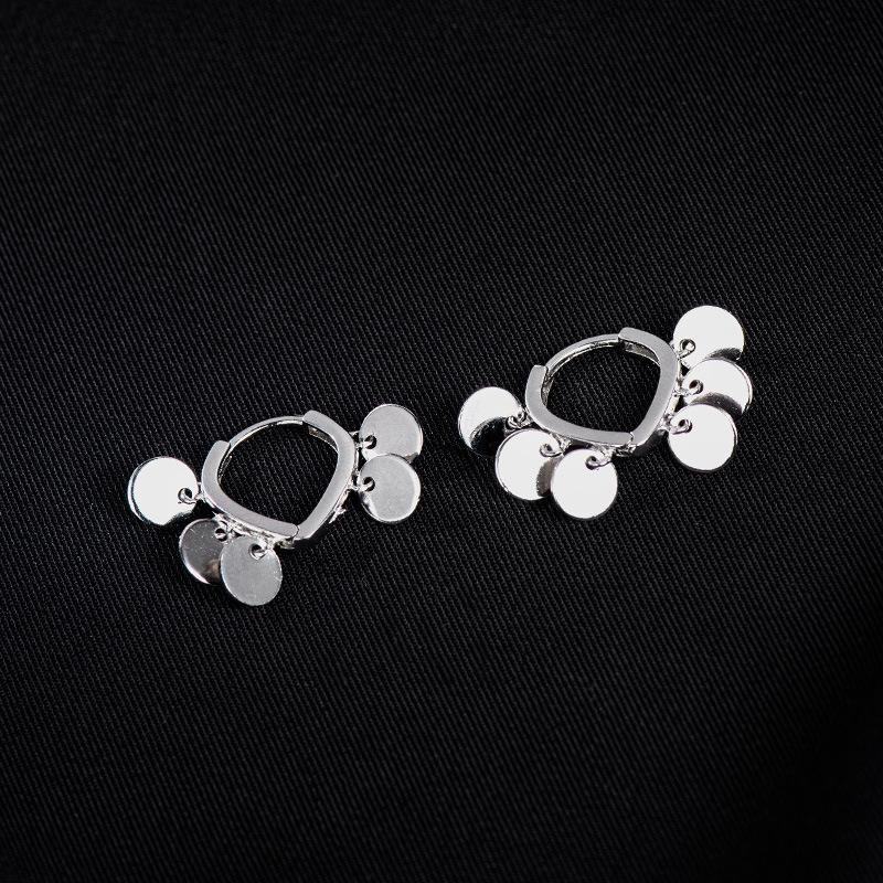 

Серьги-диски с геометрическими кисточками Under the Banyan Tree из меди и золота для женщин