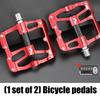 Pedals Mountain Bike Pedals Light Weight Aluminum Bicycles Platform Pedals with Nonslip Studs Sealed Bearing