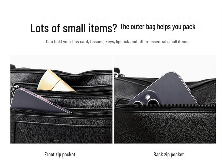 2025 New Soft Leather Large Capacity Multi-Layer Shoulder Crossbody Bag for Middle-Aged Women