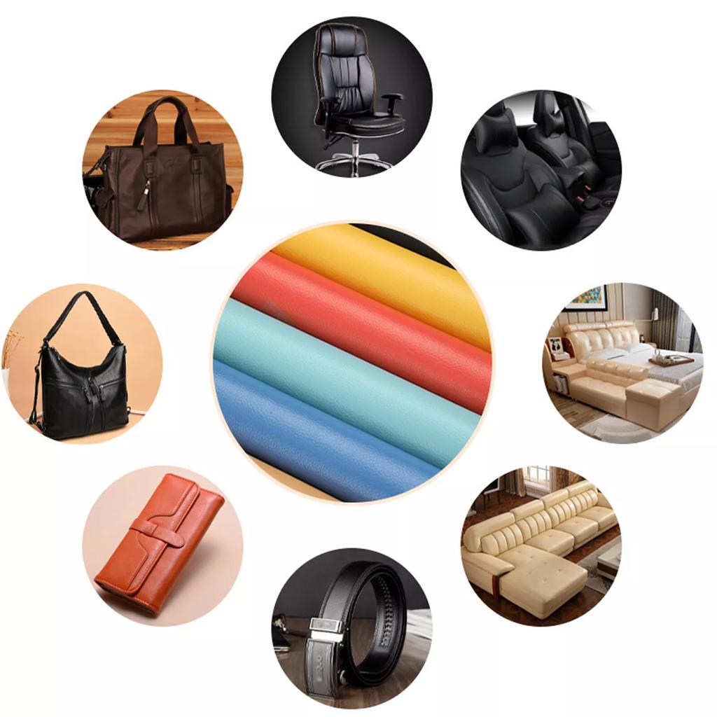 PU Leather Self Adhesive Sofa Leather Repair DIY Bed Soft Patch Sticker Repair Subsidy Renew Decal Car Motorcycle Seat Repair