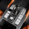 For HAVAL H9 2024-2026 Aluminum Alloy Red Car One-touch Start Gear Steering Wheel Button Trim Interior Car Accessories