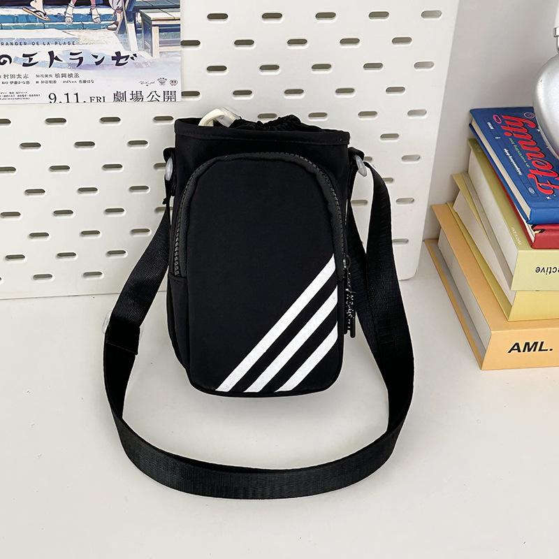 

New fashion leisure sports style versatile convenient mobile phone bag portable household shoulder oblique span bag women s bag чёрный
