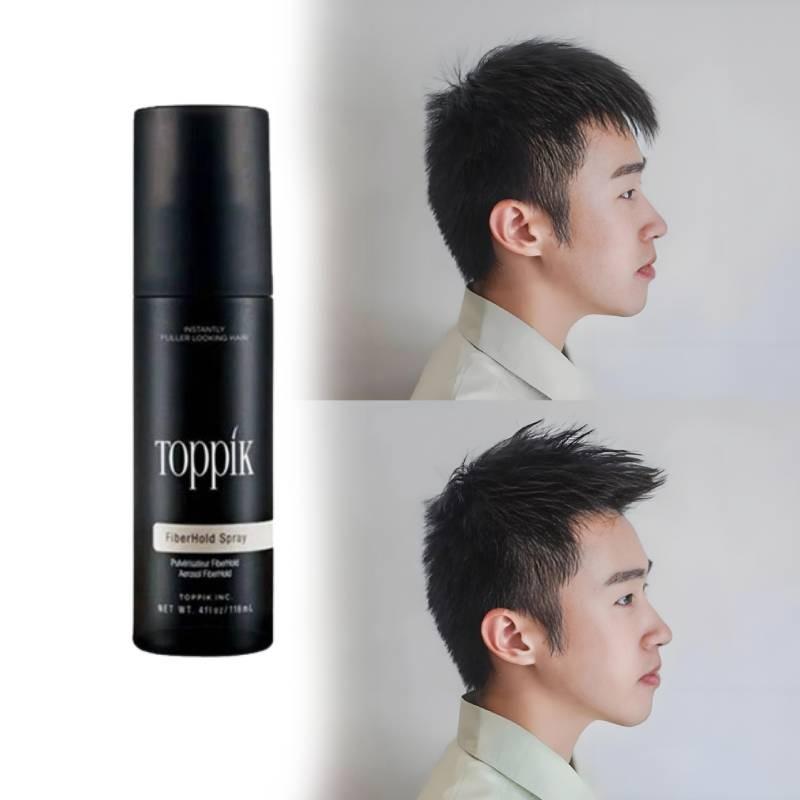 Toppik Hair Building Fibers For Men And Women Thickening Hairline And Concealing Bald Spots In Black Color