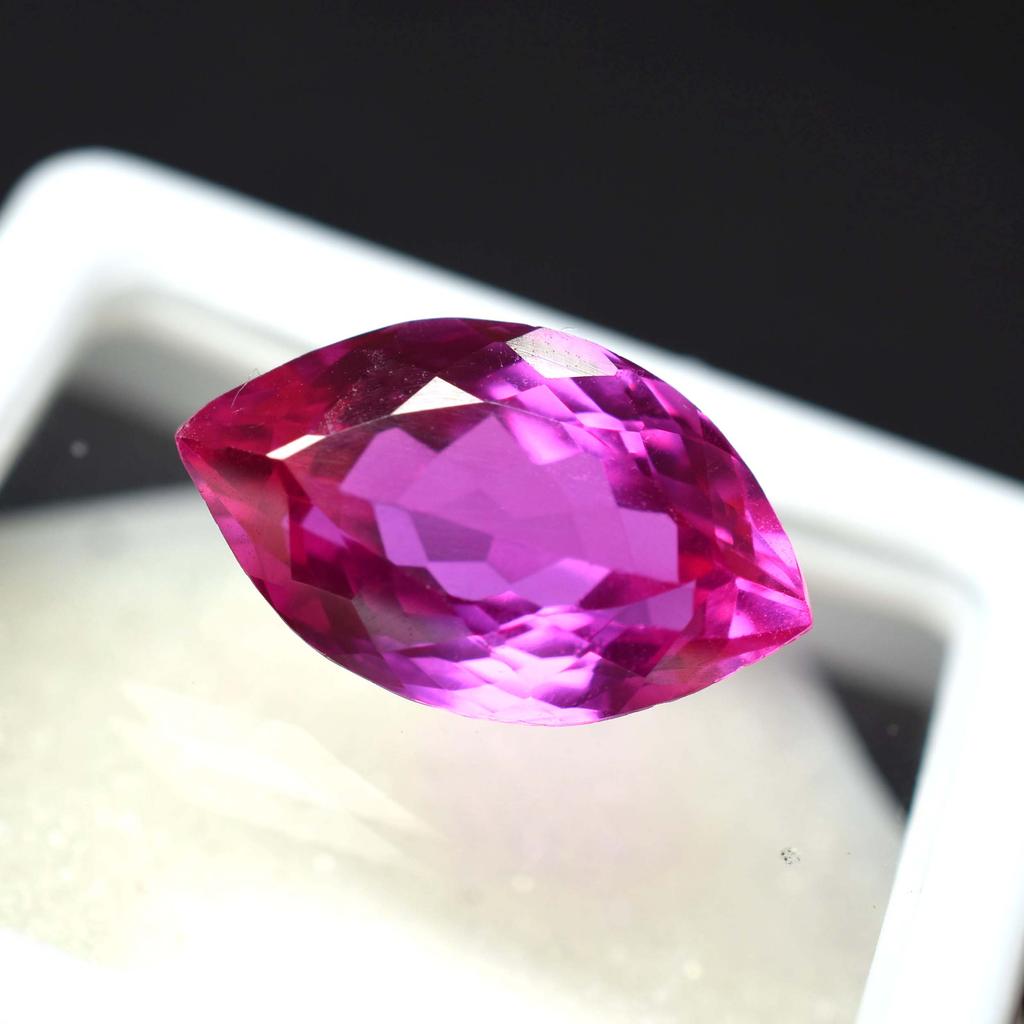 Natural Pink Sapphire Loose Gemstone 10.15 ct Marquise Cut September Birthstone for Gem Collections