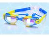 2025 Silicone Children's Waterproof Anti-Fog Swimming Goggles with Electroplating High-Definition Lenses