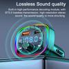 Car MP3 Music Player BT5.0 FM Transmitter Radio Receiver Dual USB & PD Car Charger Adapter