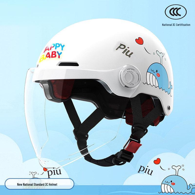 3C Certified Kids  Electric Vehicle Helmet - Sun Protection, All-Season Safety for Boys and Girls