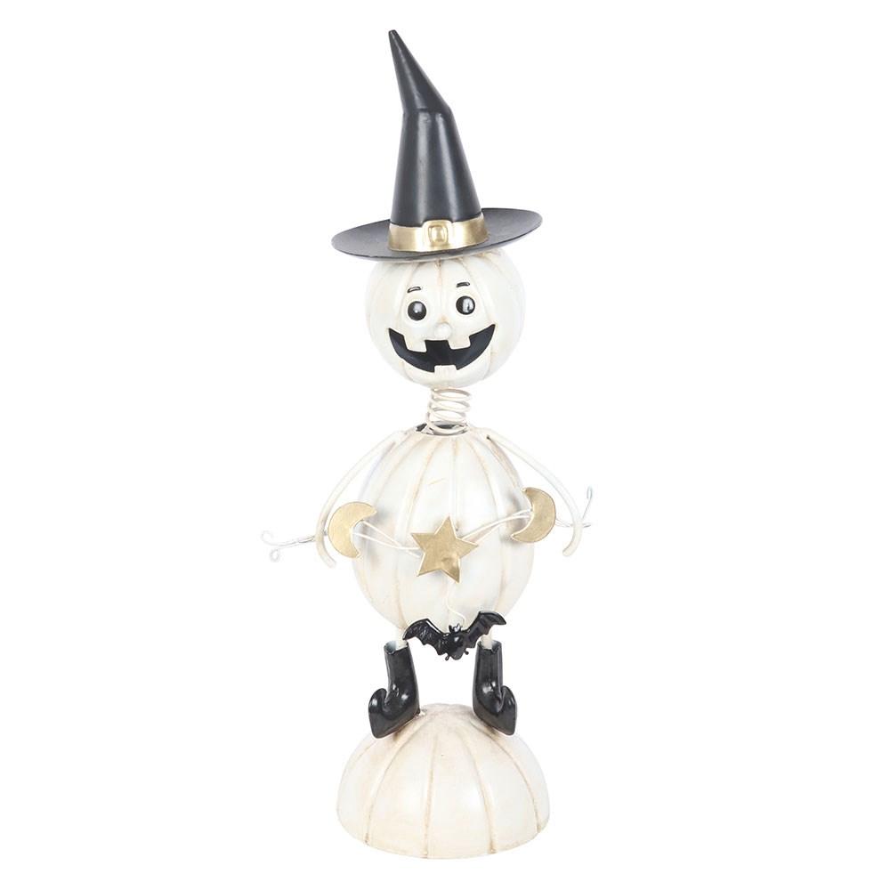 Something Different Metal Pumpkin Man Ornament