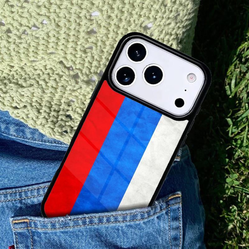 Russia Flag Phone Case For iPhone 17 AIR 16 Pro Max 15 14 Pro 11 12 13 Shockproof Silicone Cover