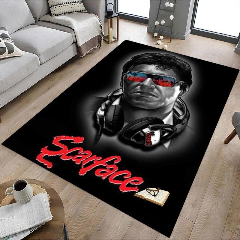 1 alfombrilla suave y cómoda para silla de oficina Scarface, para todas las estaciones, perfecta para la decoración del hogar, dormitorio u oficina, regalo perfecto para