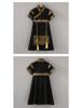 Boys' Summer Tang Suit: Short Sleeve Hanfu Long Shirt, Chinese Style Knight Robe for Kids