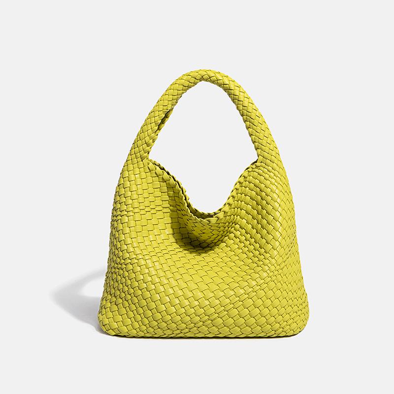 

Женская сумка-ведро из мягкой кожи ручной работы весна/лето 2024 года — высококачественная сумка на одно плечо и сумка подмышкой Large with Inner Pocket 34x12x32cm