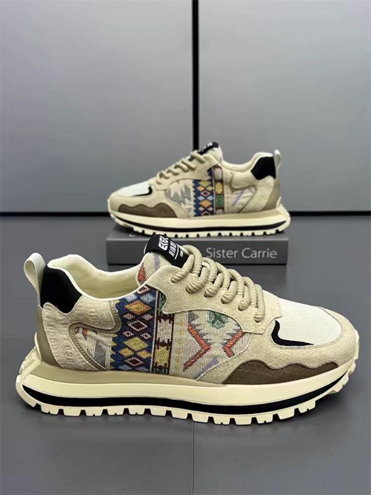 

New Fashion Casual Sports Shoes, Spring Men s Shoes British Fashion Increase Men s Shoes, Super Soft New Chinese Running Shoes 42