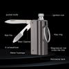 Outdoor Portable Lighter Bottle Keychain With Containing Cotton Core