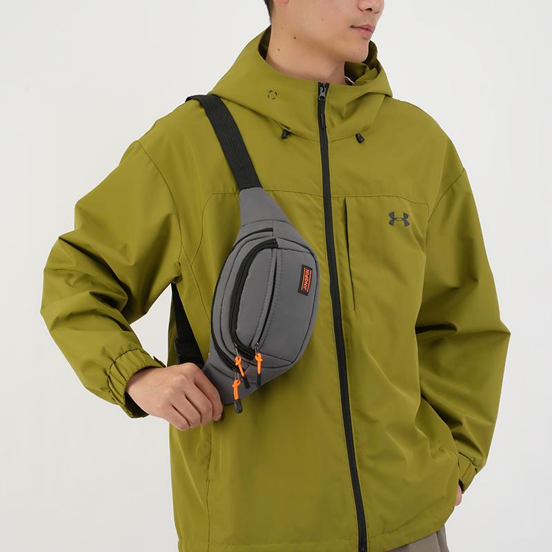 Nylon Men Chest Bag Large Capacity Adjustable Strap Outdoor Waist Bag Japanese Style Multi Functional Sports Walking Bag Riding