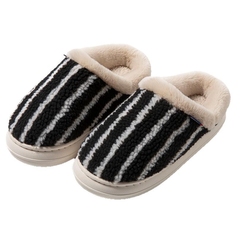2025 Neue Warme Rutschfeste Baumwollpantoffeln für Männer & Frauen - Winter Indoor Paar-Stil mit Dicker Sohle