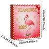 2025 Christmas Advent Calendar gift 2D Flat Acrylic Flamingo Ornaments Christmas tree decorations Holiday Countdown Calendar