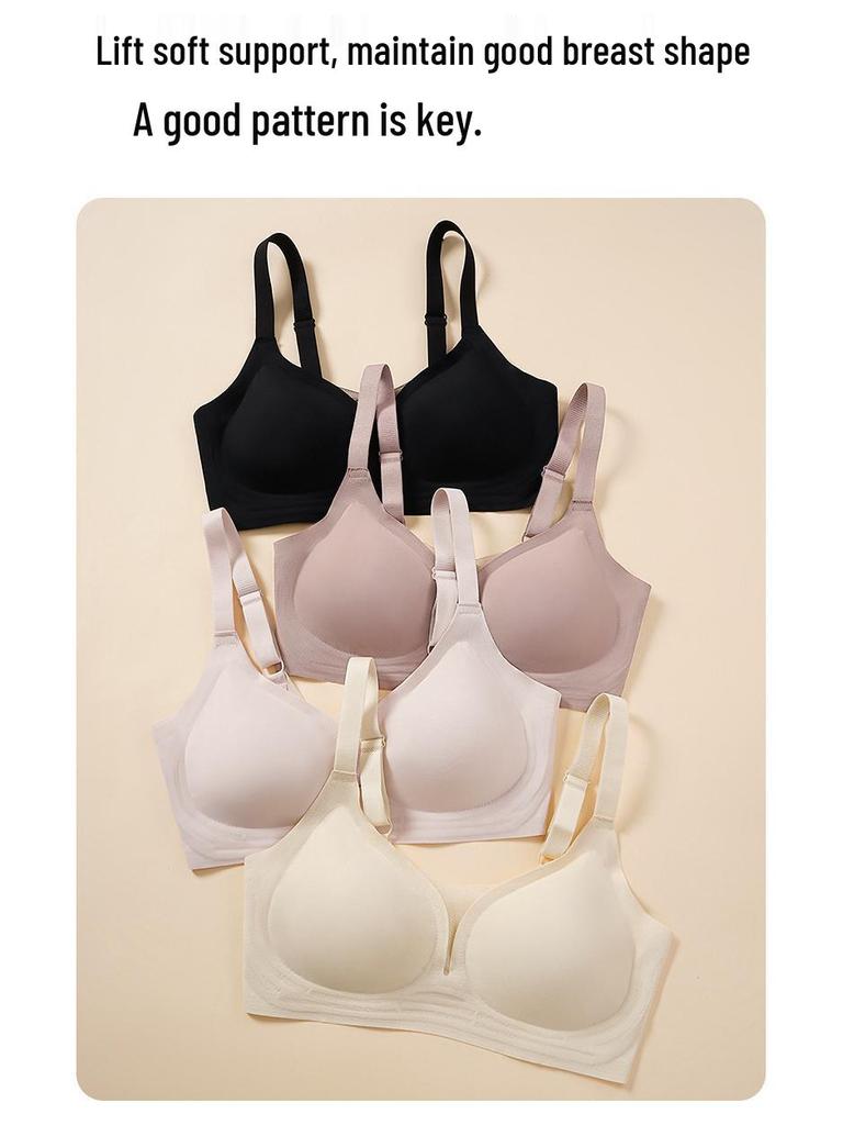 Seamless Plus Size Wire-Free Vest Bra with Hook & Eye Closure