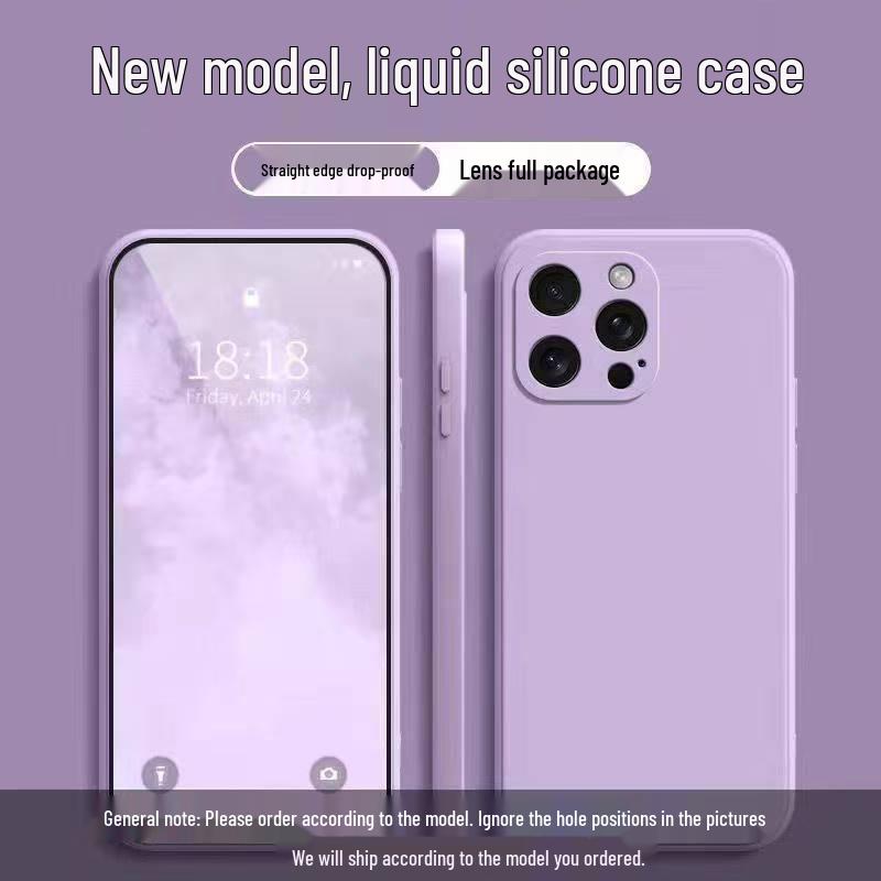 

Apple 16Pro Solid Color Liquid Silicone Case: Drop-proof, Full Coverage, Simple Style, Skin-friendly Feel, High-end Quality. Apple 16Pro