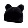 2023 Korean Style Waterproof Mink Bear Hat with Cat Ears - Warm Spring/Autumn Fashion for Women