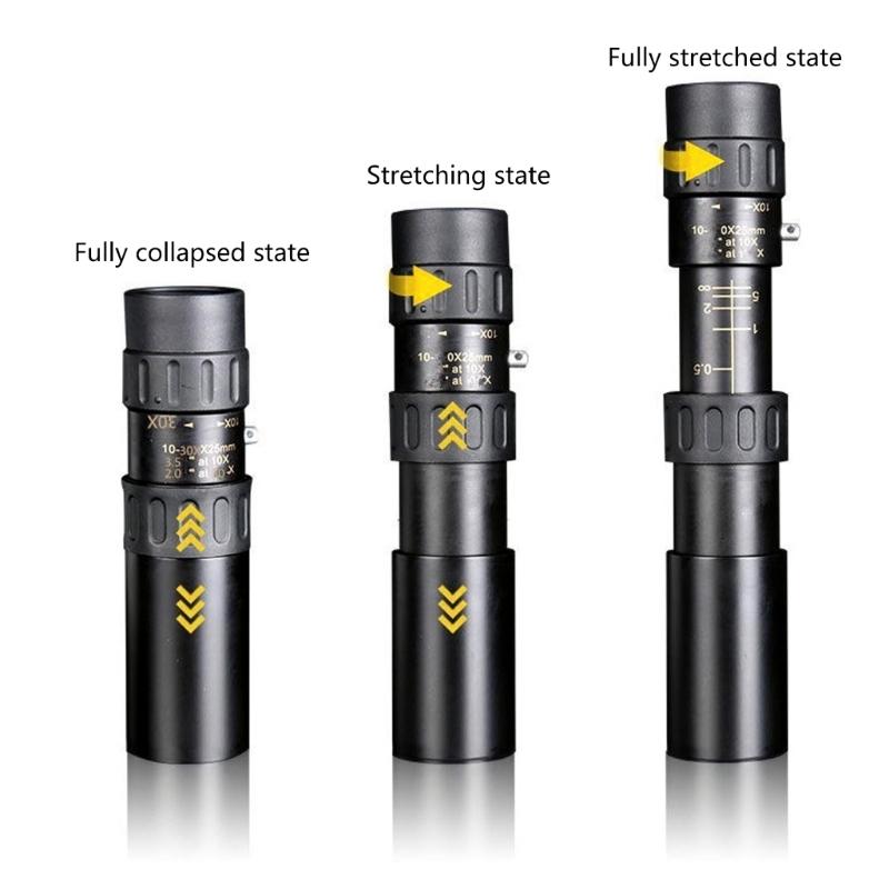 Light Weight Monocular Highly Definition Small Telescope Long Ranges Binoculars Spyglass Pocket Metal Telescope