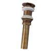 Quick Drainage Sink Drain Brass Material Vessel Sink Drain Antique Drain Stopper  Bathroom Basin